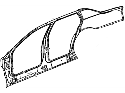 25881547 GM Body Side Outer Frame Assembly Illustration 1 of 1