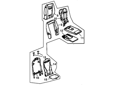 GM 12492570 Seat Asm,Child 40% *Neutral