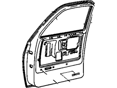 15571644 - Genuine GM Door Welding Assembly, Side Front, R.H.