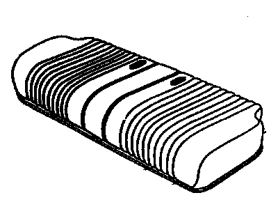 GM 16772997 Cover Asm Rear Seat Cushion *Gray