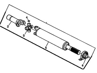 1999 GMC Sierra Drive Shaft - 12472470
