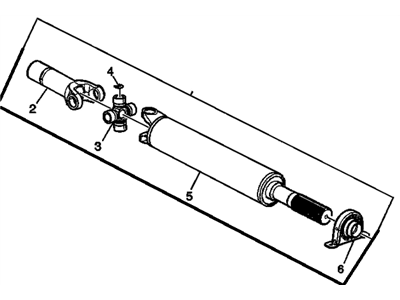 GM 88934868 Shaft Asm,Front Propeller