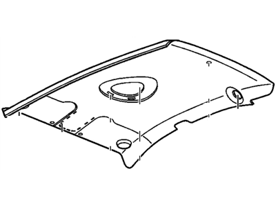 GM 22711994 Panel Assembly, Headlining Trim *Shale