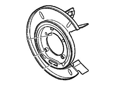 GM 92147896 Shield,Rear Brake