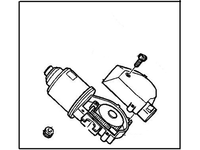 2000 Chevrolet Malibu Wiper Motor - 12463095