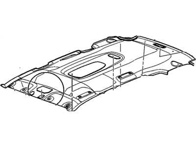 GM 19209115 Panel Asm,Headlining Trim *Gray