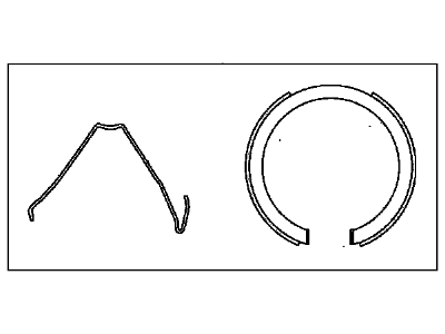 Pontiac Parking Brake Shoe - 92511264