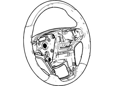 GM 23190705 Wheel Assembly, Steering *Cocoa