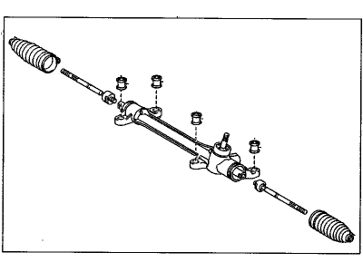 Pontiac Vibe Rack And Pinion - 19184329