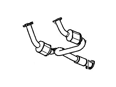 2005 GMC Envoy Catalytic Converter - 15808213