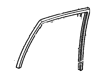 GM 20732263 Weatherstrip Assembly, Rear Side Door Window