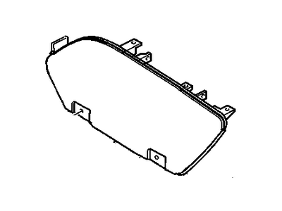 2000 Buick Lesabre Center Console Base - 25692181