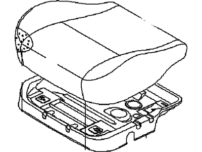Pontiac G3 Seat Cushion Pad - 96989620