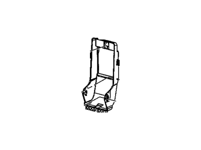 GM 88893857 Hsg Assembly, Rear Seat Back Armrest (W/Latch) *Shale