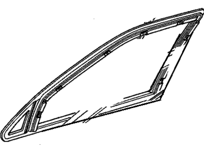 1991 Cadillac Seville Door Moldings - 20699675
