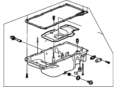 GM 19328662 Pan Asm,Oil