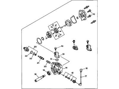 Chevrolet Storm Power Steering Pump - 94471798