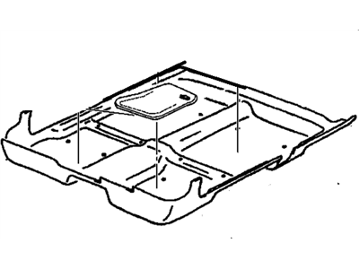 GM 25619333 CARPET, Front/Complete Floor