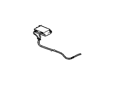 GM 9390221 AM/FM Stereo Radio Control Assembly 9390221 GM AM/FM Stereo Radio Control Assembly Illustration 1 of 1