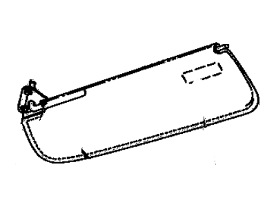 15827797 GM Sunshade Asm *Shale/Pewter Illustration 1 of 1