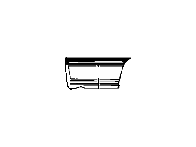 1992 Pontiac LeMans Door Moldings - 90405376