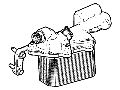 Chevrolet Corvette Engine Oil Cooler - 12632831