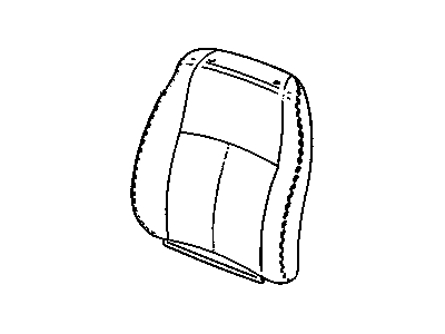 GM 16840652 COVER, Front Seat Back and Back of Back