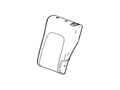 GM 94509764 Cover Assembly, Rear Seat Back *Black