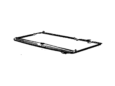 GM 12536872 SUNSHADE, Roof Panel