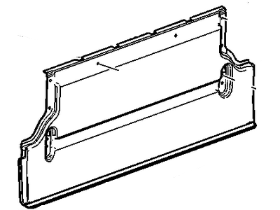 GM 22849610 Trim,Rear Compartment Front