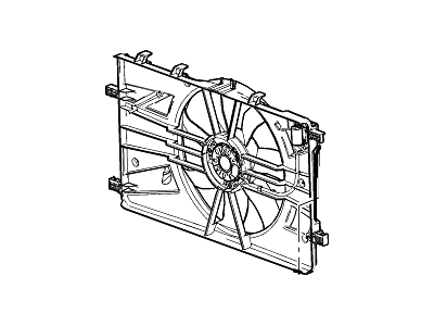 2014 Chevrolet Cruze Fan Shroud - 13267631