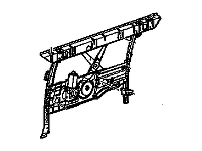 16631573 GM Module Assembly, Front Side Door Window Illustration 1 of 1