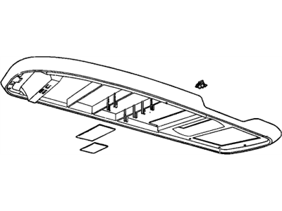 GM 12384813 Panel Asm,Roof Console Upper * Light N*Neutral