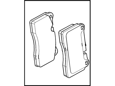 GM 22990625 Pad Kit, Rear Disc Brake