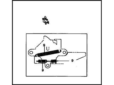 Pontiac Vibe Hood Latch - 19204811