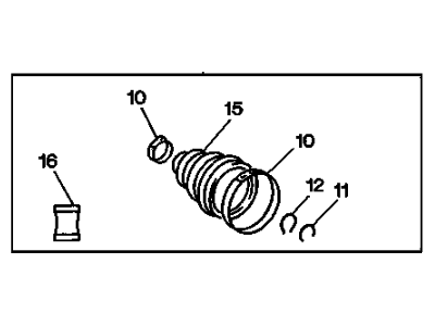Chevrolet CV Boot - 26037601