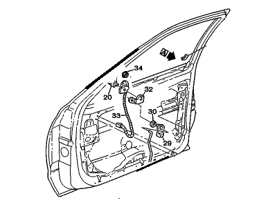 GM 25634333 Panel Assembly, Front Side Door Outer