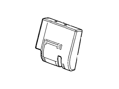 15865799 GM Cover, Rear Seat #2 Back Cushion *Light Ttnum Illustration 1 of 1
