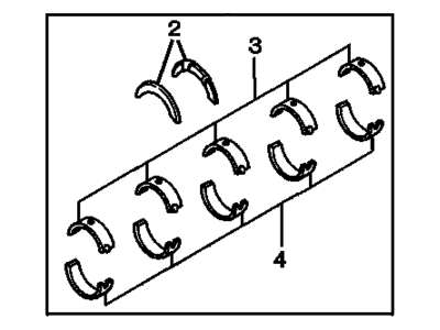 GM 97027683 Bearing,Crankshaft