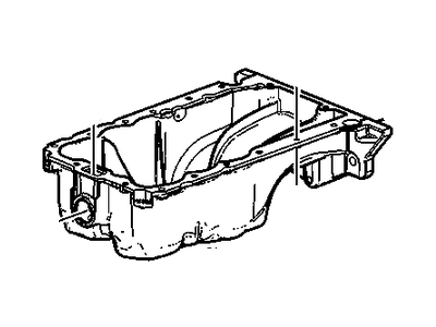 Chevrolet Trax Oil Pan - 55580513