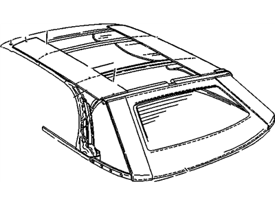 GM 12363019 Pad,Folding Top #1,#2,#3,#4 Bow Position