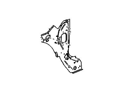 GM 20965133 Panel Assembly, Body Hinge Pillar Inner Lower