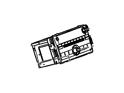 GM 25957381 Radio Assembly, Amplitude Modulation/Frequency Modulation Stereo & Clock & Audio Disc