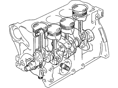 GM 91176804 Engine Assembly, Short (On Esn)