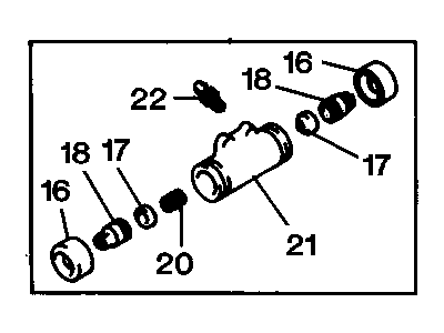 GM 94851530 Cylinder Asm,Rear Wheel(LH)