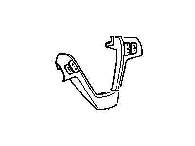 GM 10359327 Switch Assembly, Driver Information Display & Multifunction *Medium Duty Dark Cashme