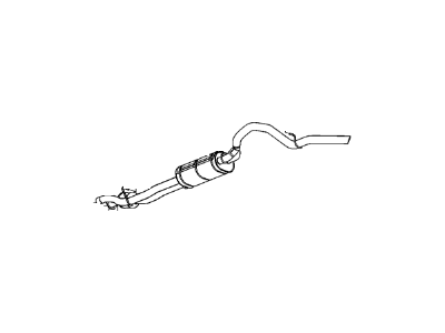 2010 Chevrolet Silverado Exhaust Pipe - 15798957