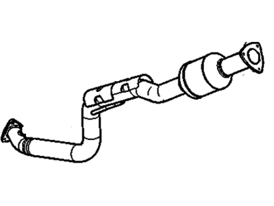 2005 GMC Savana Exhaust Pipe - 19420106