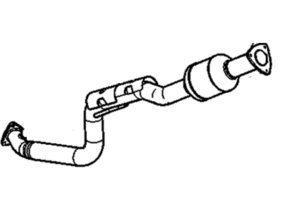 2009 GMC Savana Exhaust Pipe - 19420106