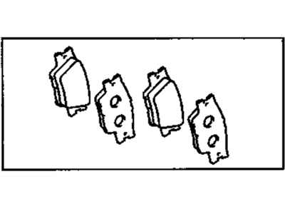 GM 19205632 Pad Kit,Rear Disc Brake